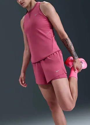 Оригинальн! шорты женские nike swift women's dri-fit mid-rise 2-in-1 running shorts hj5376-634