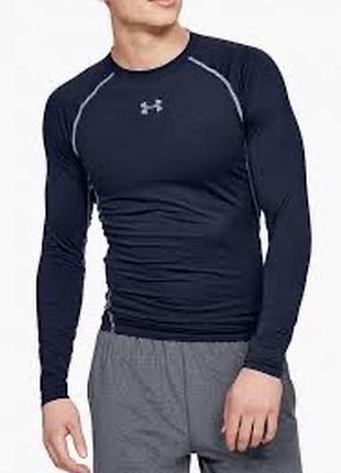 Лонгслів спортивний компресійний футболка чоловічий under armour