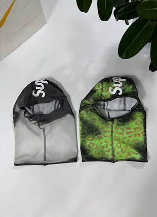 Балаклава supreme маска на лице мужская балаклава балаклава которая меняет цвет сірий