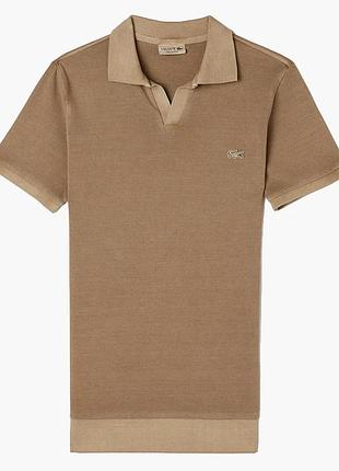 Поло чоловіче lacoste regular fit brown ph0417s1l s