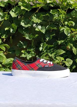 Vans off the wall rave plaid