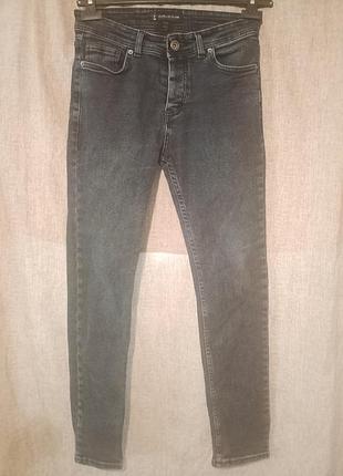 Женские джинсы corridor denim k-2206 slim fit черные w30 l37