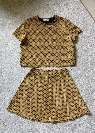 Костюм жаккардовий mango