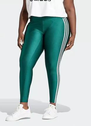 Легінси жіночі adidas originals 3-stripes leggings green
