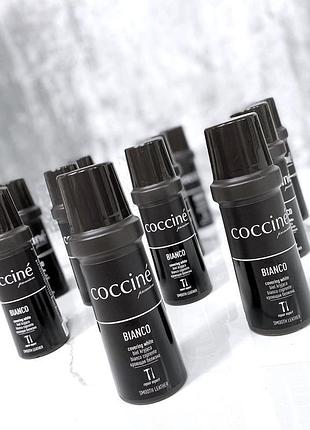 Белая крем паста для обуви coccine bianco 75мл