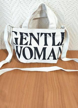 Gentlewoman текстильная мини-сумочка