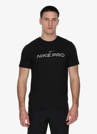 Футболка чоловіча nike pro dri-fit tee fj2393-010