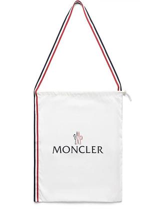 Moncler біла спортивна сумка торба