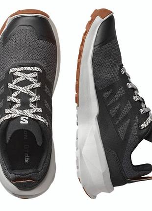 Кроссовки детские salomon patrol junior цвет asphalt/rainy day/pecan brown