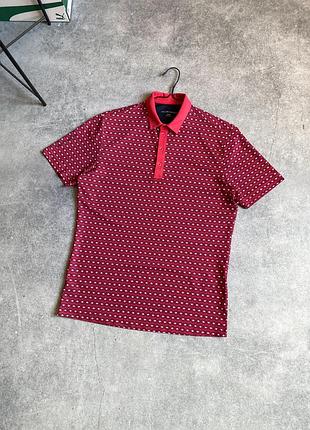 Galvin green golf polo shirt оригінал як нове чоловіче поло футболка теніска гелвін грін гольф для гольфу тенісу тенісне з принтом в принт малюнок s m