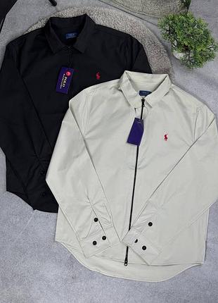 Чоловічий овершот polo ralph lauren куртка сорочка на блискавці