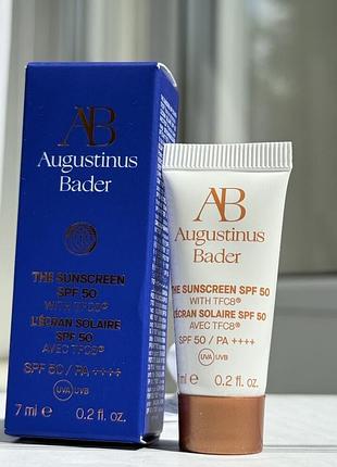 Augustinus bader! оригінал. люкс! сонцезахисний крем the sunscreen spf 50, 7ml