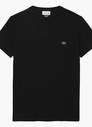Футболка унісекс lacoste organic jersey t-shirt black th6709031 s