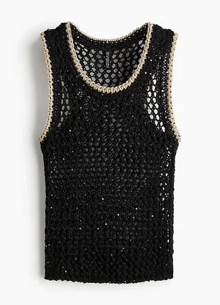 Замечательный топ сетка из последних коллекций h&amp;m,p. m