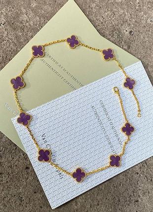 💎new💎брендовая подвеска van cleef , vca, клевер, ван клиф, конюшина ♥️♥️♥️с логотипом