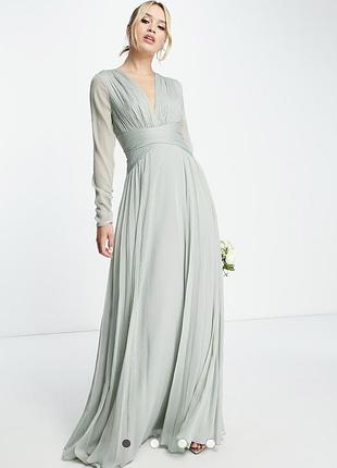 Розкішна вечірня сукня asos зеленого кольору