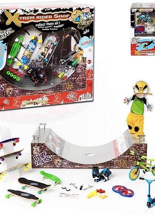 Ігровий набір фінгербордів grip & tricks x-trem rider shop з рампою