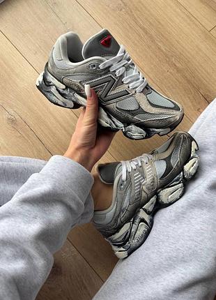 Жіночі кросівки new balance 9060 custom cloud grey