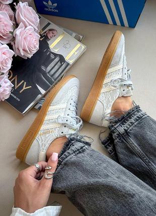 Шикарные кеды adidas spezial lace grey