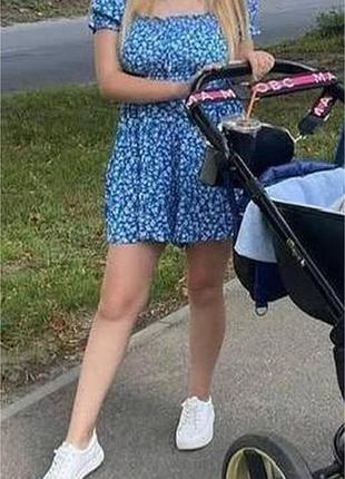Вискозный ромпер принт бабочки fb sister р.xs