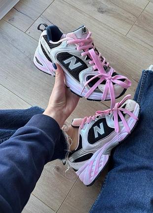 Жіночі кросівки new balance 530 custom black pink