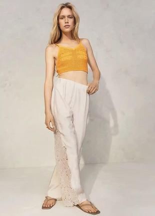 Шикарні мереживні штани палаццо h&m 🌸