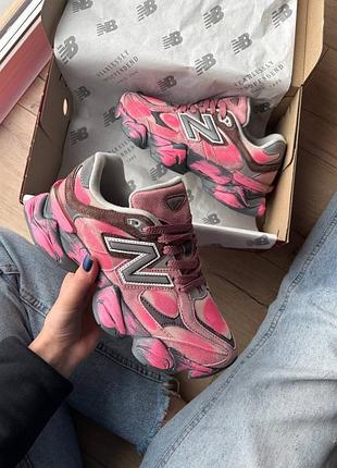Жіночі кросівки new balance 9060 custom pink
