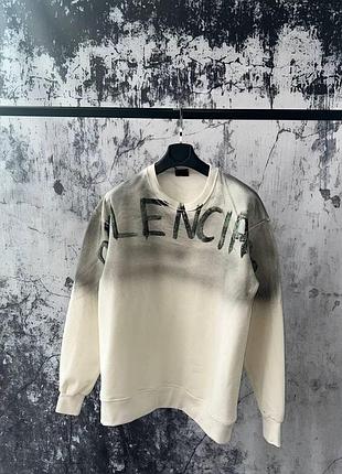 Світшот чоловічий balenciaga оверсайз реглан батнік кофта