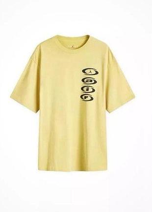 Футболка чоловіча nike jordan x travis scott air t-shirt celery dz5514-308