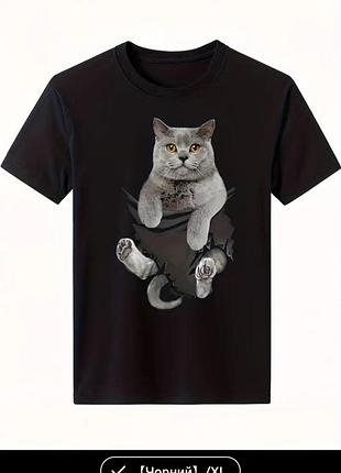 Футболка с котиком