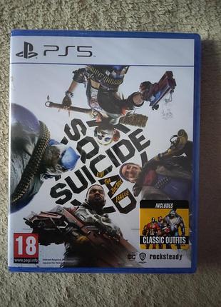 Гра диск playstation 5 suicide squad нова!запакована!
