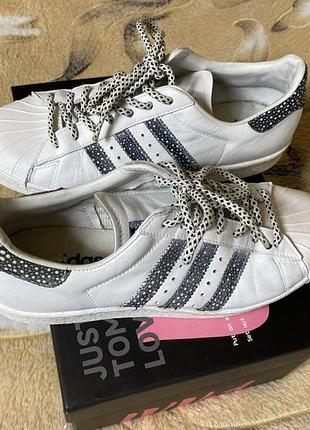 Кожаные кроссовки "adidas" размер 38. стелька 24 см. оригинал!