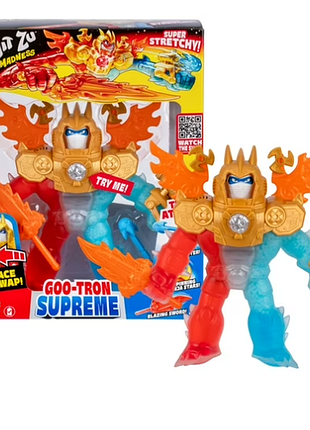 Goo jit zu стретч-антистресс сквиш тройная атака гутрон goo-tron supreme superhero meteor madness