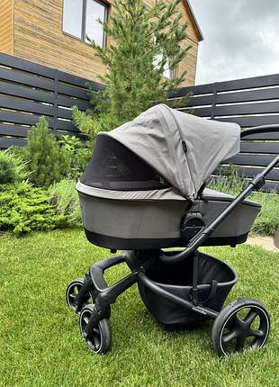 Продам преміум комплект дитячий візочок easywalker harvey 5 + автокрісло-переноска britax römer baby-safe + платформа flex base 5z   продам повний ком 2