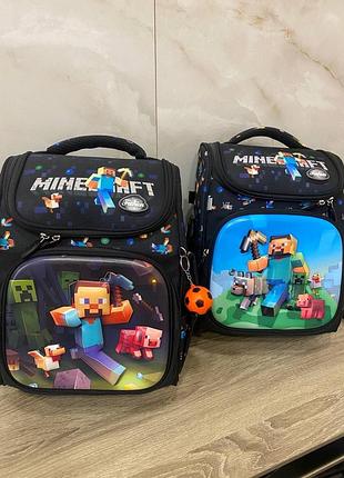 Рюкзак шкільний ортопедичний minecraft 1–3 клас