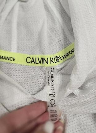 Худи белое calvin 3