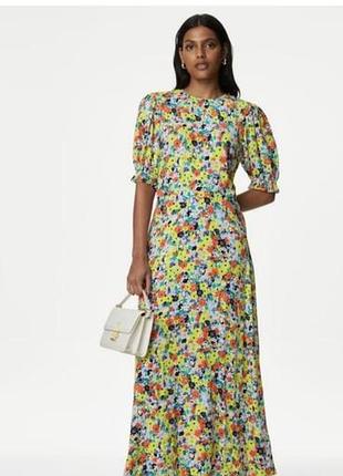 Симпатична сукня з віскози m&s 12🌺🧡