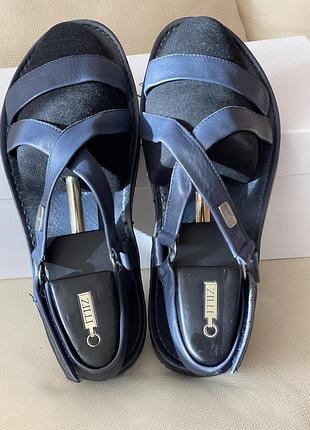 Сандалии кожаные 🇮🇹 италия corneliani p.12 (44-44,5)