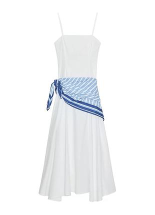 Нова біла сукня zara, бавовна