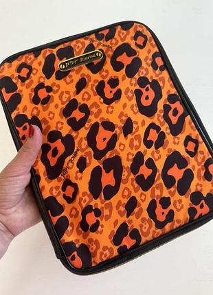 Чохол для планшета  betsey johnson, оригінал, папка для ноутбука 10-11", електронної книги, документів, принт леопард