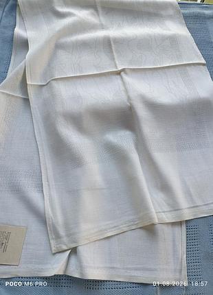 Полотенце жаккардовое лён 150-50