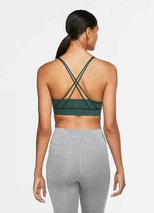 Топ nike swoosh luxe bra cj0544-397