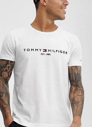 Мужская футболка tommy hilfiger белая