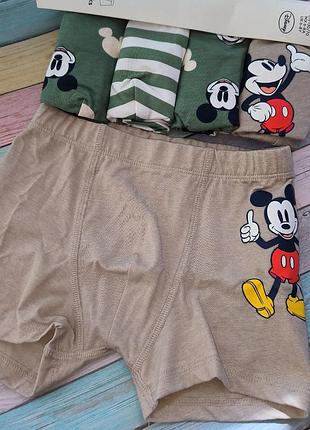 Набір боксери h&m на хлопчика 6-8 років з мікі маусом