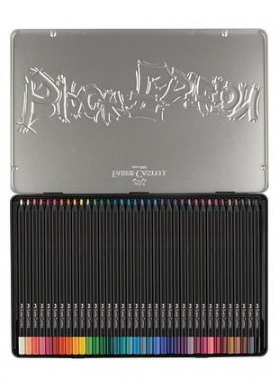 Набір кольорових олівців faber-castell black edition, 36 кольорів