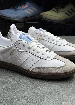 Кросівки кеди шкіра adidas samba ie3439