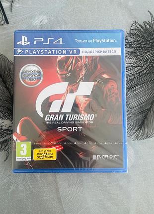 Gran turismo sport ps4/ps5, рос. субтитри - новий диск у плівці