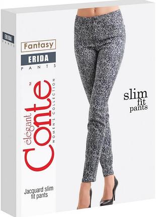 Штани жіночі conte erida текстильні 164-80-108/xl, black