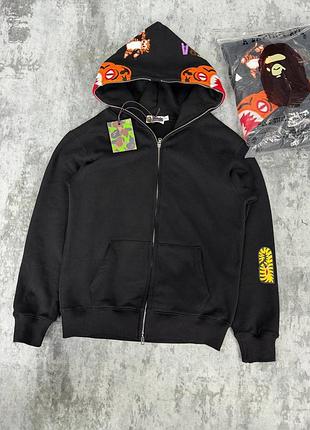 Худи bape tiger zip-hoodie