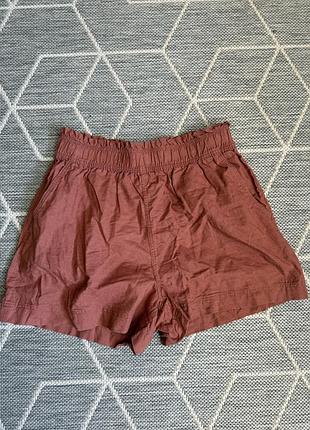Лляні шорти h&m